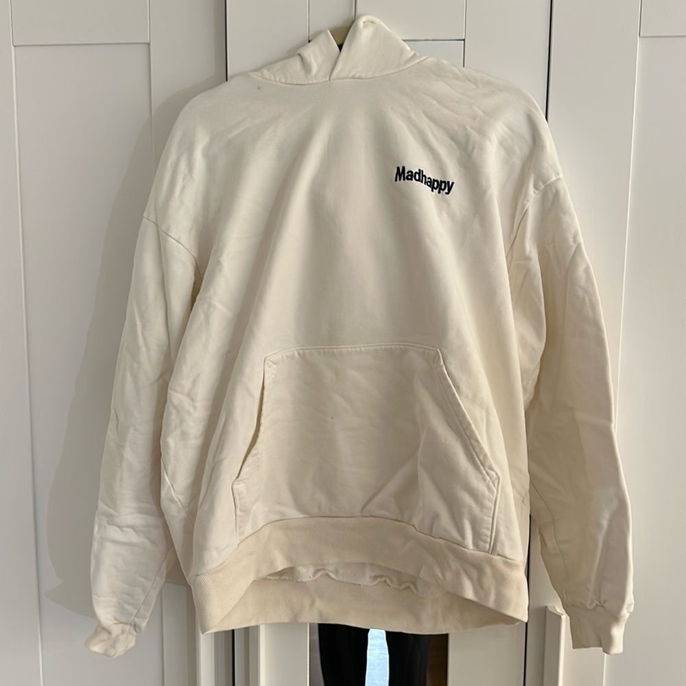 Madhappy white hoodie